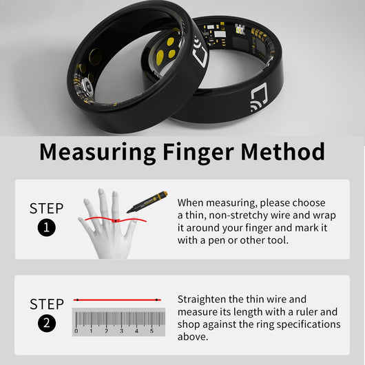 Anillo Inteligente de Cerámica con Monitor de Frecuencia Cardíaca y Oxígeno - Image 6