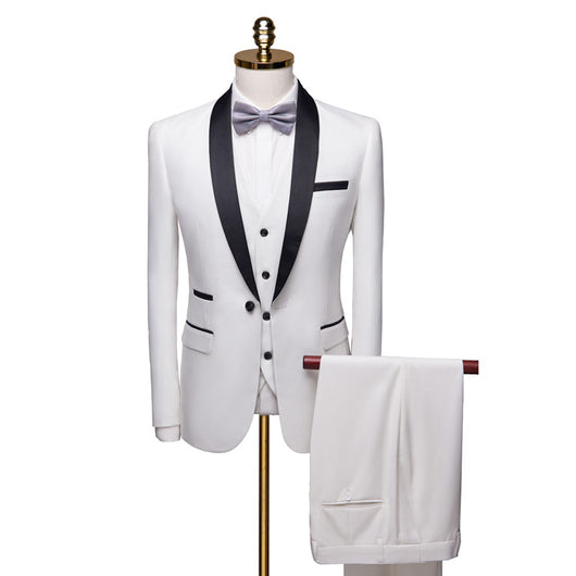 Traje de Tres Piezas para Hombre - Conjunto Elegante para Novio y Eventos Formales - Image 21