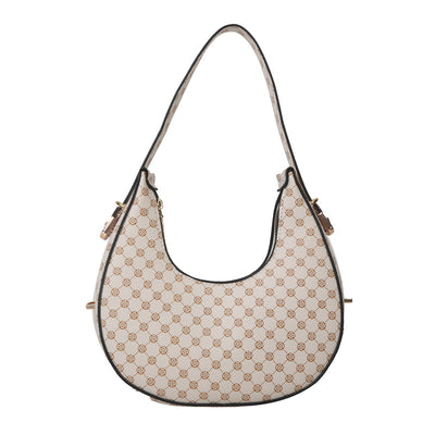 Bolso Bandolera Occidental Estilo Crescent con Estampado - Image 7