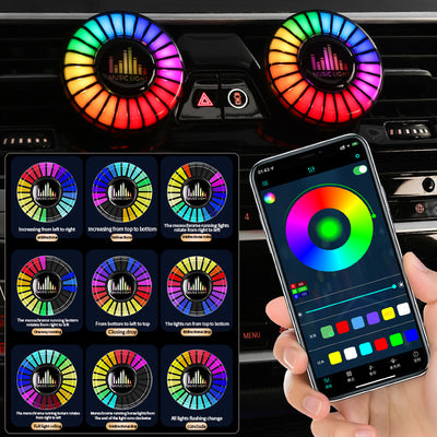Difusor Aromático para Auto con Luz LED y Control por Voz