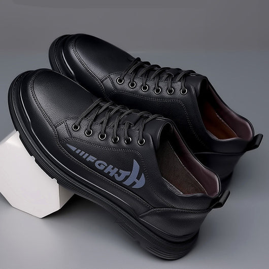 Zapatos de Cuero para Hombre Transpirables Negocios Suela Blanda - Image 5