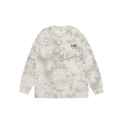 Playera Oversized Manga Larga Tie-Dye Retro Estilo Vintage - Image 5
