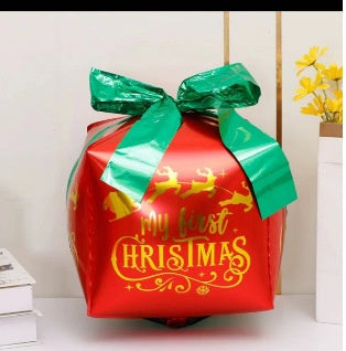 Globo Decorativo Cuadrado 4D Aluminio para Regalos Navideños - Image 3