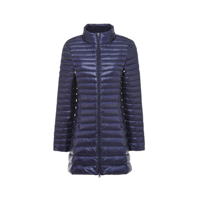Abrigo Acolchado Mujer Otoño Invierno - Chaqueta Ligera Cuello Alto Ajustada Talla Grande - Image 14