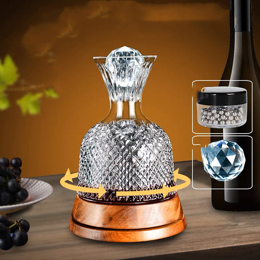 Juego de Decantadores de Cristal Rojo Vortex para Vino - Image 5