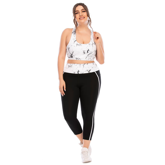 Conjunto de Yoga Tallas Grandes - Leggings y Top Deportivo