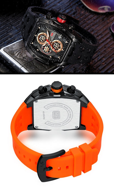 Reloj Cronógrafo Deportivo Estilo Pista para Hombre con Cristal Curvo y Diseño Esqueletizado - Image 21