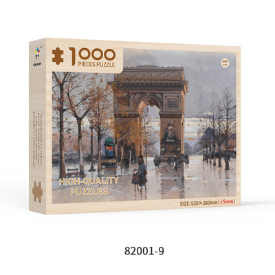 Puzzle de Madera para Adultos 1000 Piezas Formas Especiales Navidad Personalizado Juguete Educativo - Image 42