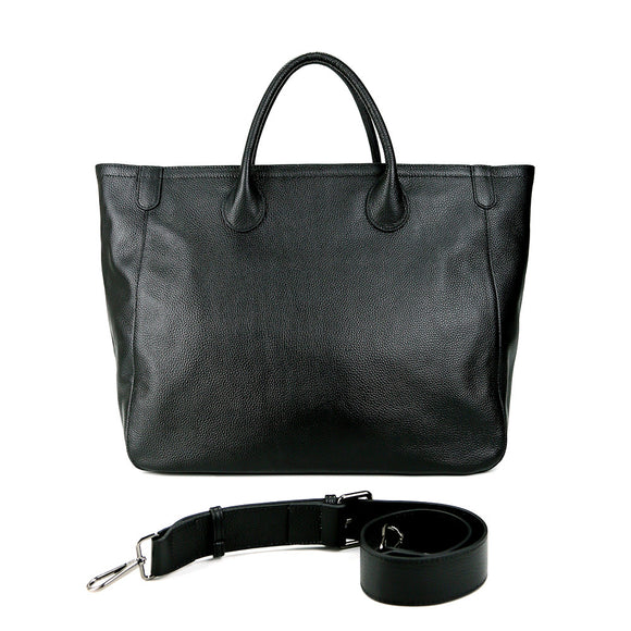 Bolso de Cuero Genuino Primera Capa Gran Capacidad