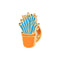 Lovely Badge Plant Potted Collar Shoe Lips Enamel Brooch Coconut Tree Cactus Leaves Decorative Clothing Cartoon Pins Badge E