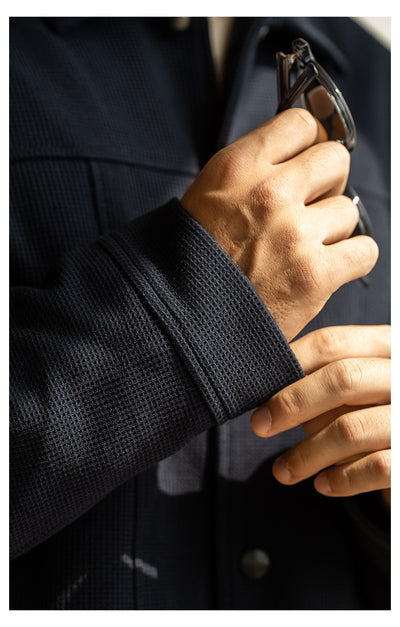 Abrigo Ejecutivo de Textura Americana para Hombre - Image 27