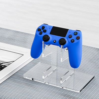 Black AOLION universal gamepad stand made of ABS plastic, designed to hold a game controller upright. - Image 12