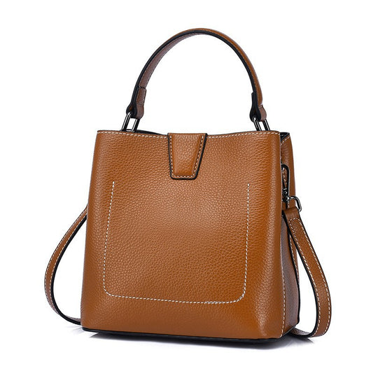 Bolso Bucket Crossbody de Moda para Mujer con Correa Ancha - Image 5
