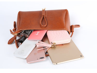 Bolso Bandolera de Cuero Encerado para Mujer - Estilo Fashion - Image 14