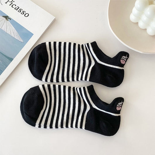 Calcetines de Algodón Bordados Transpirables para Hombre - Image 10