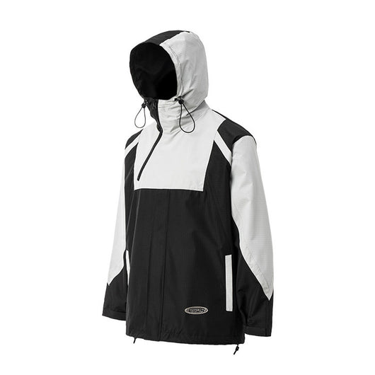 Chamarra Hoodie Oversize con Cierre Diagonal y Bolsillos Funcionales - Image 11