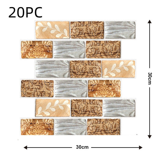 Papel Tapiz Autoadhesivo Ladrillo Resistente al Agua para Sala, Cocina y Dormitorio - Image 48