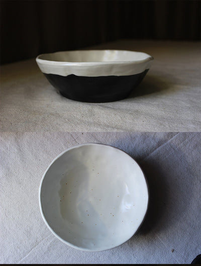 Tazón de Fideos Instantáneos Estilo Retro con Relieve de Cerámica Esmaltada - Image 32