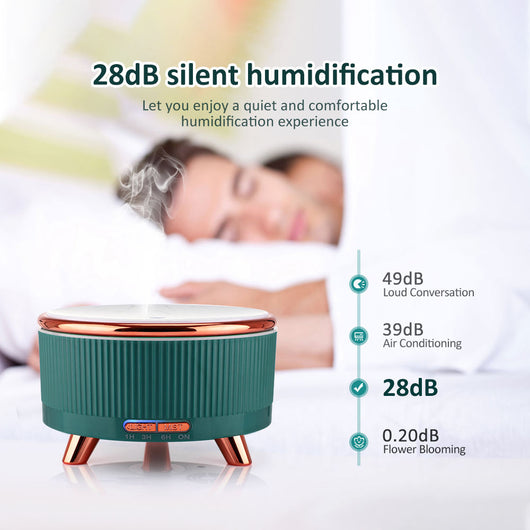 Difusor Ultrasónico Aromaterapia 500ml con Diseño Madera - Humidificador de Escritorio - Image 4