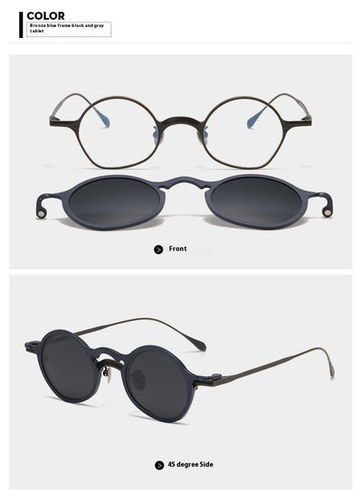 Organizador de Gafas Retro Redondo de Diseño Artístico - Image 10