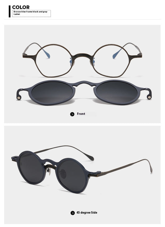 Organizador de Gafas Retro Redondo de Diseño Artístico - Image 10