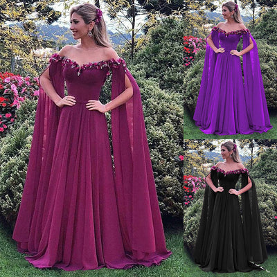 Vestido Gasa Cintura Alta Cuello Halter Colores Lisos