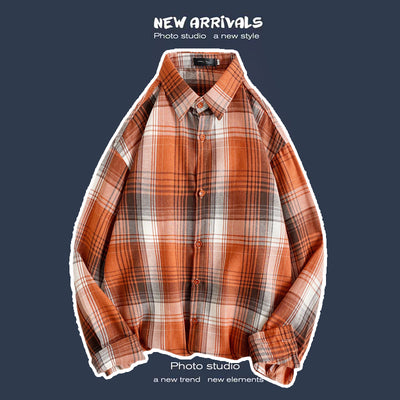 Abrigo Retro de Cuadros para Hombre - Estilo Suelto y Personalidad - Image 19
