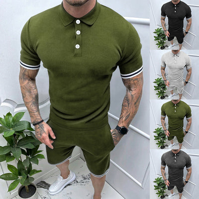 Camiseta Casual con Solapa y Botones para Hombre - Image 18