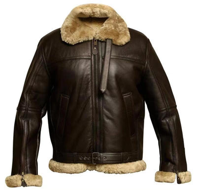 Chaqueta Acolchada Peluda para Hombre - Abrigo Grueso de Invierno - Image 2