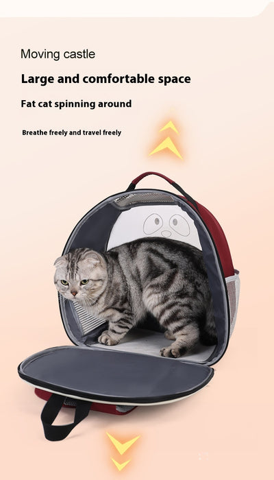 Mochila Transportín para Gatos de Tela Oxford Respirable Gran Capacidad - Image 10