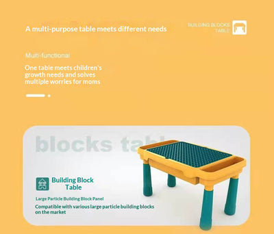 Mesa de Construcción con Bloques Gigantes para Niños - Image 21