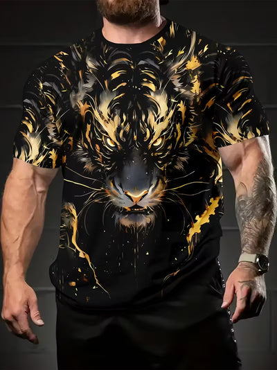 Playera Casual para Hombre con Estampado Digital 3D - Image 31