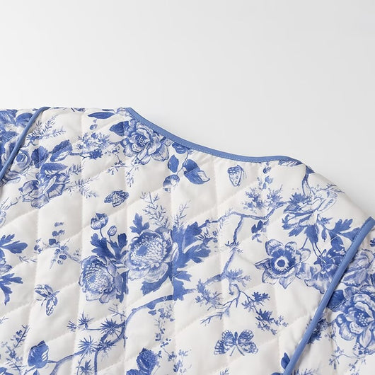 Chaqueta de Algodón Estampada Suelta y Ligera - Image 6