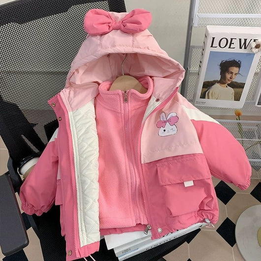 Chaqueta Infantil de Algodón con Cierre Clip - Otoño e Invierno - Image 24