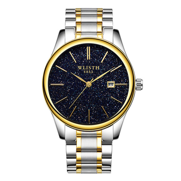 Reloj de Acero Inoxidable Resistente al Agua para Hombre