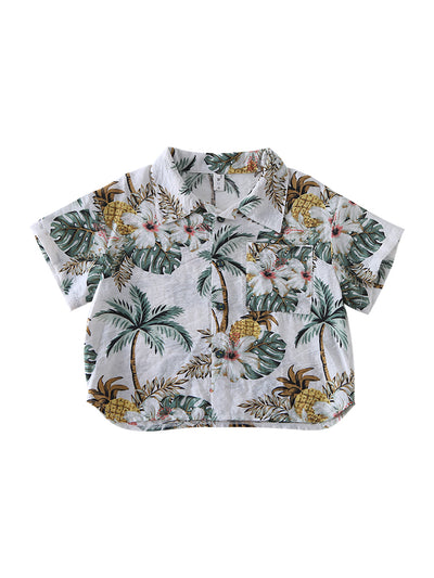 Camisa Floral Elegante para Niño - Image 7