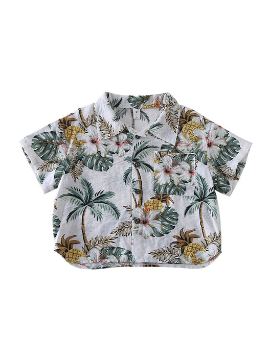 Camisa Floral Elegante para Niño - Image 7