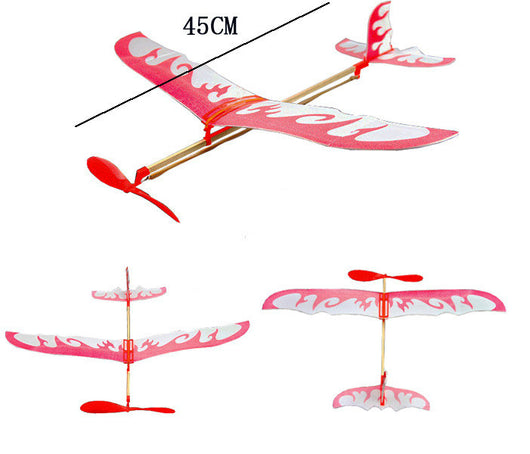 Avión de Alas Dobles Impulsado por Energía Elástica - Image 2