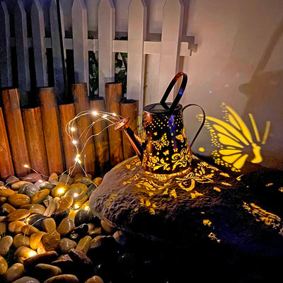 Lámpara Solar Mariposa de Hierro - Luz Decorativa Recargable - Image 10