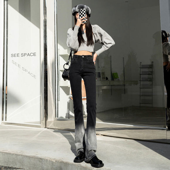 Jeans Slim Degradado Elásticos para Mujer