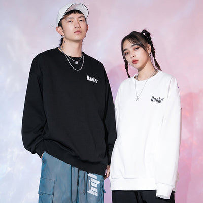 Sudadera Oversize Cuello Redondo con Letras Reflectantes - Image 10