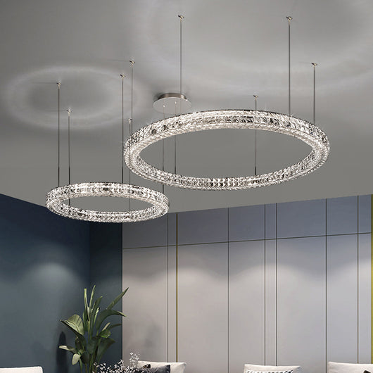 Lámpara de Araña LED Cristal Lujo Moderno Minimalista - Image 22