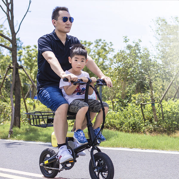Asiento de Seguridad Infantil Plegable para Bicicleta con Apoyabrazos