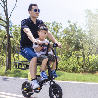 Asiento de Seguridad Infantil Plegable para Bicicleta con Apoyabrazos