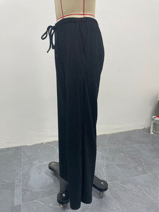 Pantalones Casuales para Mujer con Cintura Ajustable y Detalles de Cordones - Image 15