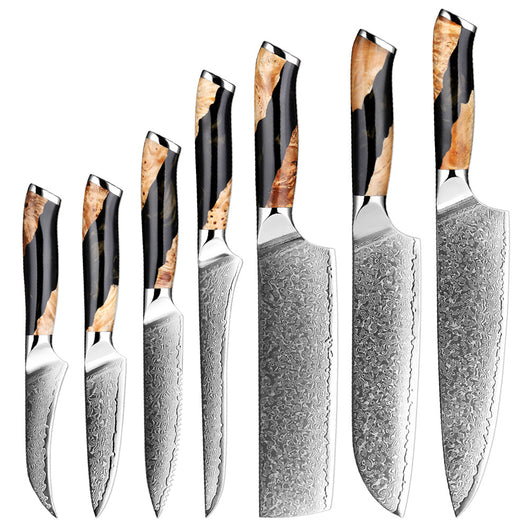 Cuchillo de Chef Damasco Profesional - Acero de Damasco Premium - Image 4