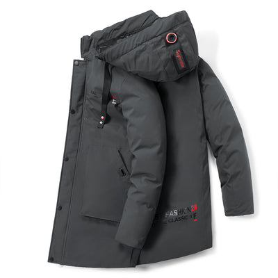 Abrigo Acolchado para Hombre Largo Térmico Grueso y Holgado - Image 6