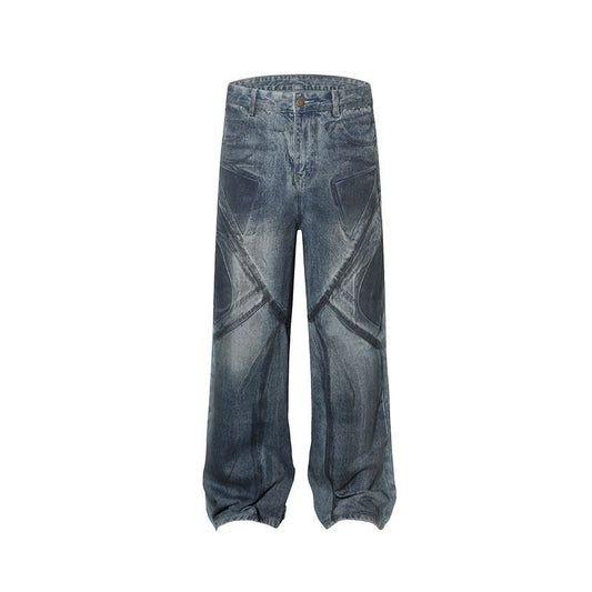 Pantalones Vaqueros Vintage Personalizados con Lavado Desgastado