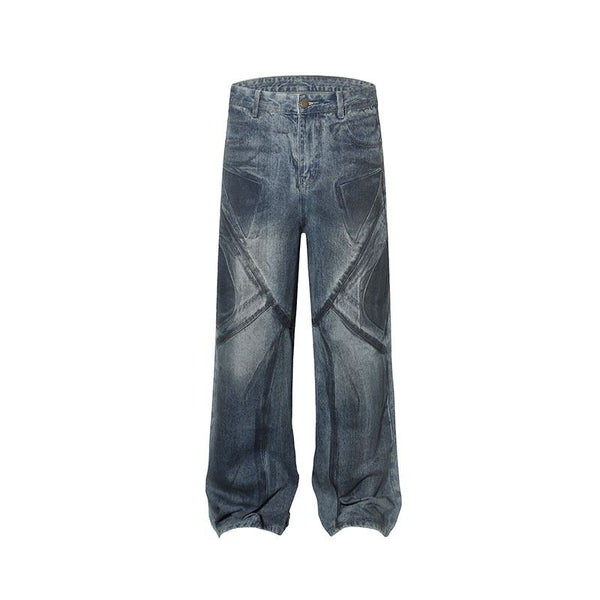 Pantalones Vaqueros Vintage Personalizados con Lavado Desgastado