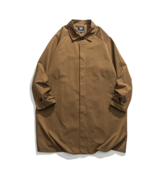 Gabardina Ejecutiva Retro Mediana - Chaqueta Versátil para Trabajo y Diario - Image 3